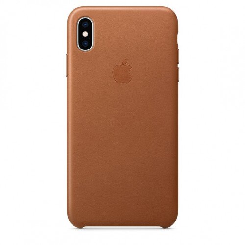 Apple iPhone XS Max Leather Case - Saddle Brown