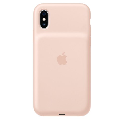 Apple iPhone XS Smart Battery Case - Pink Sand
