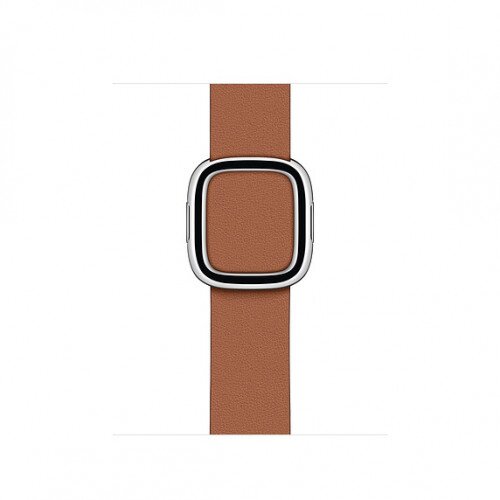 Apple Modern Buckle Band for Apple Watch - Medium - Saddle Brown