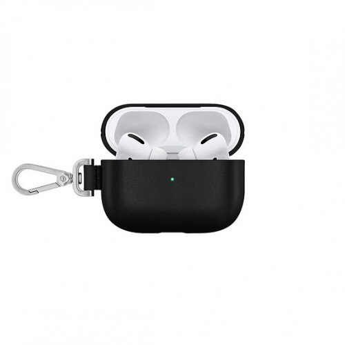 Apple Native Union Leather AirPods Pro Case with Clip - Black