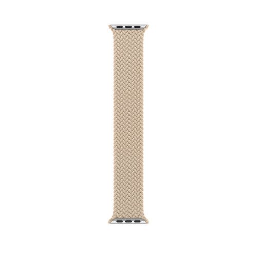 Apple Watch 45mm Beige Braided Solo Loop - Size-6