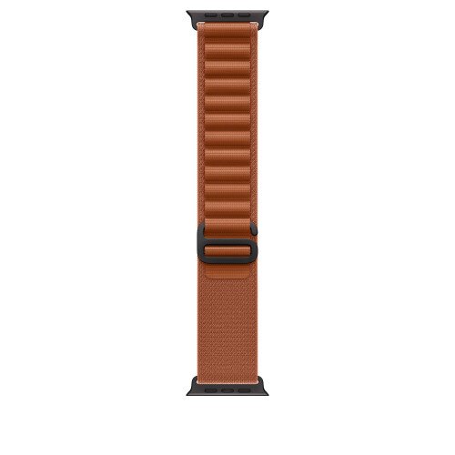 Apple Watch 49mm Alpine Loop - Large - Black Titanium Finish - Terra Cotta
