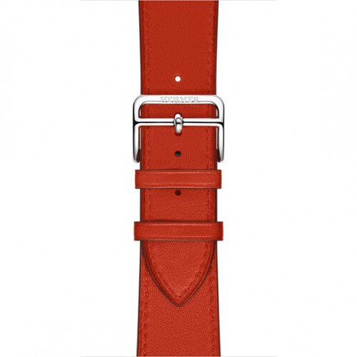 Apple Watch Hermes Leather Single Tour Band - 38mm - Capucine