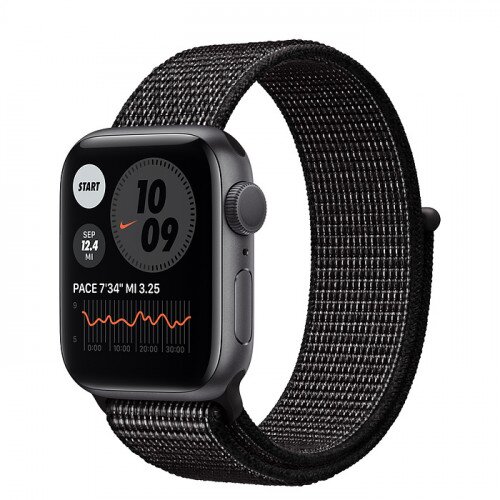 Apple Watch Nike Series 6 Space Gray Aluminum Case with Nike Sport Loop - 40mm - Black