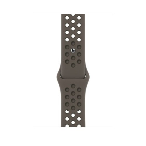 Apple Watch Series Nike Sport Band - 45mm - Olive Gray/Cargo Khaki