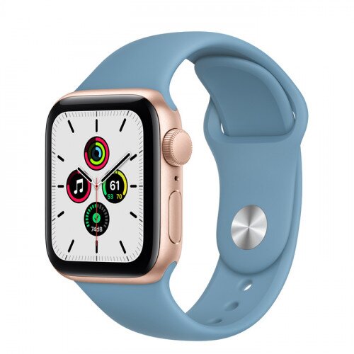 Apple Watch SE Gold Aluminum Case with Sport Band - 40mm - Northern Blue