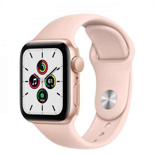 Apple Watch SE Gold Aluminum Case with Sport Band - 40mm - Pink Sand