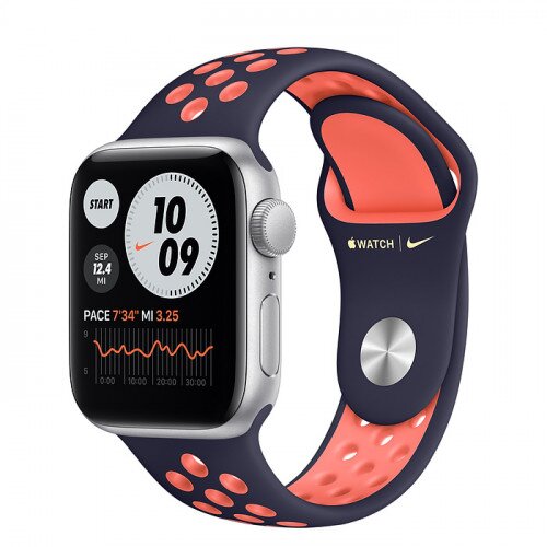 Apple Watch SE Silver Aluminum Case with Nike Sport Band