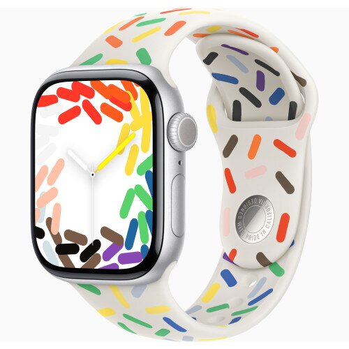 Apple Watch Series 10 - 42mm - M/L - Silver Aluminum Case - Pride Edition