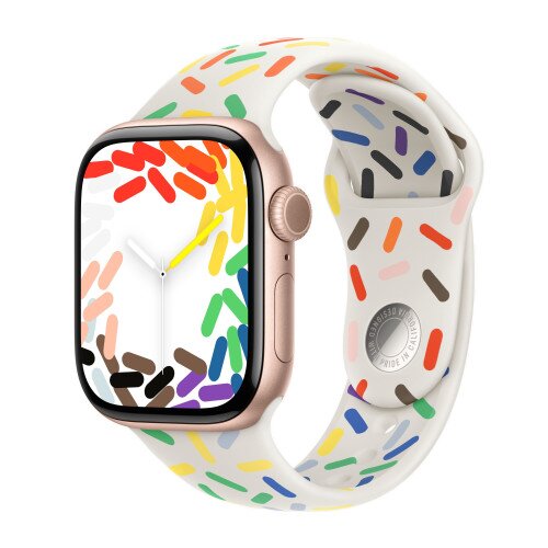 Apple Watch Series 10 - 42mm - M/L - Rose Gold Aluminum Case - Pride Edition