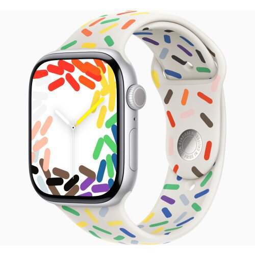 Apple Watch Series 10 - 46mm - S/M - Silver Aluminum Case - Pride Edition