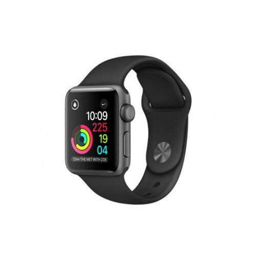 Apple Watch Series 2 - 38mm - Space Gray Aluminum Case - with Black Sport Band