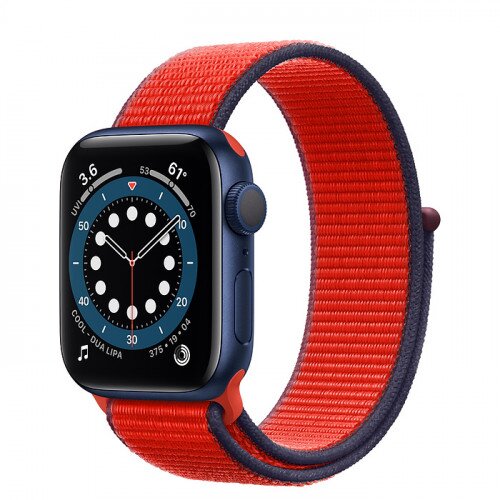 Apple Watch Series 6 Blue Aluminum Case with Sport Loop - 40mm - Product Red