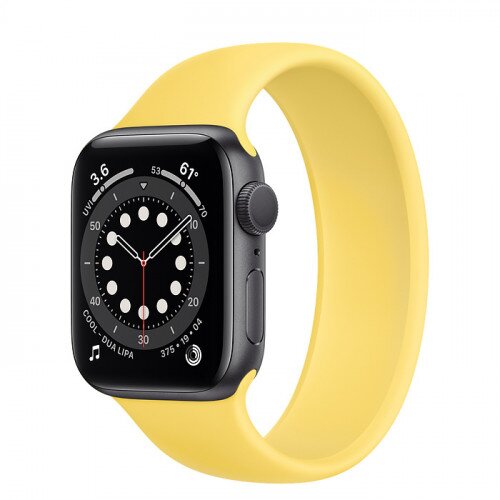 Apple Watch Series 6 Space Gray Aluminum Case with Solo Loop - 40mm - Size-8 - Ginger