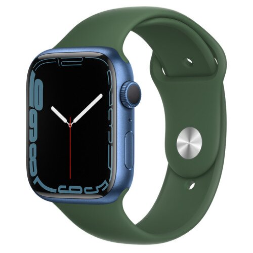 Apple Watch Series 7 Blue Aluminum Case with Sport Band - Clover - 45mm