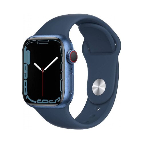 Apple Watch Series 7 Blue Aluminum Case with Sport Band - 41mm