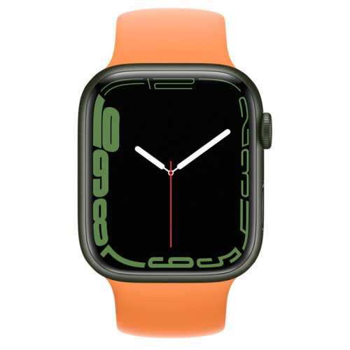 Apple Watch Series 7 Green Aluminum Case with Solo Loop - Marigold - 45mm - 6