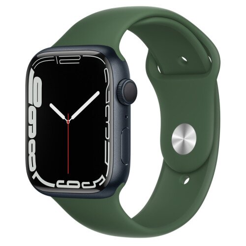 Apple Watch Series 7 Midnight Aluminum Case with Sport Band - Clover - 45mm