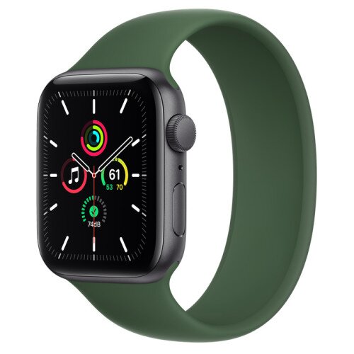 Apple Watch Series SE Space Gray Aluminum Case with Solo Loop - Clover - 44mm