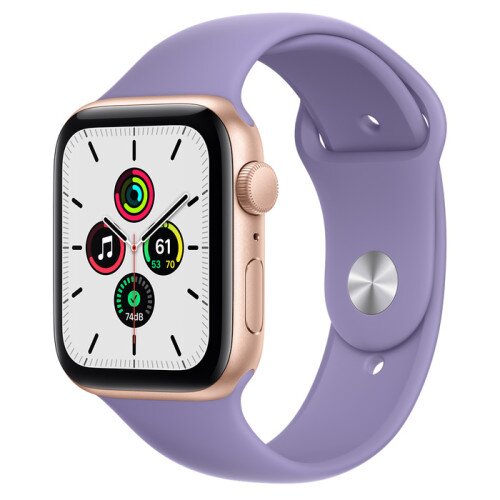 Apple Watch Sport SE Gold Aluminum Case with Sport Band - English Lavender - 44mm