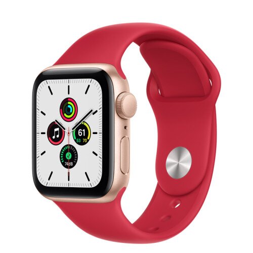Apple Watch Sport SE Gold Aluminum Case with Sport Band - Product Red - 40mm
