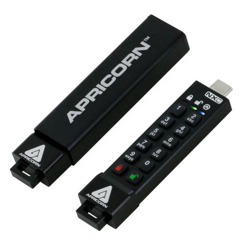 Apricorn Aegis Secure Key 3NXC USB 3.2 Encrypted Flash Drive - 64GB
