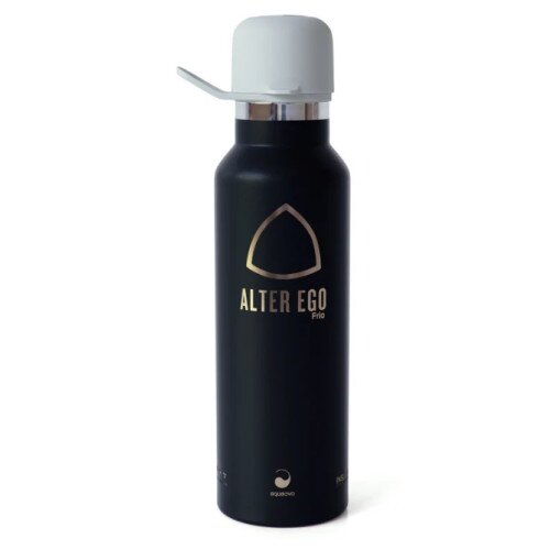 Aquaovo Alter Ego Frio Water Bottle No Filtration - Black - Gray