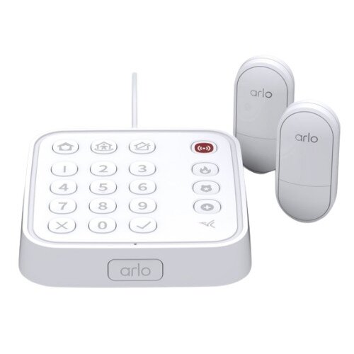 Arlo Comprehensive Smart Home Security System - 1 keypad Sensor Hub & 2 Sensors