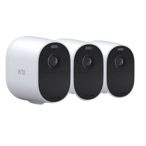 Arlo Essential Spotlight Wireless Security Camera - 3 Camera Kit - White