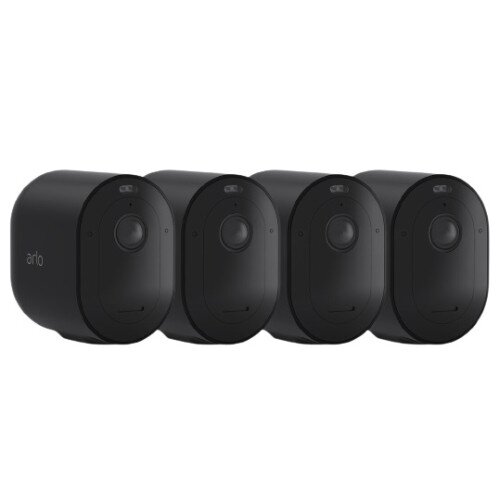 Arlo Pro 4 Wireless Security Camera - 4 Camera Kit - Black