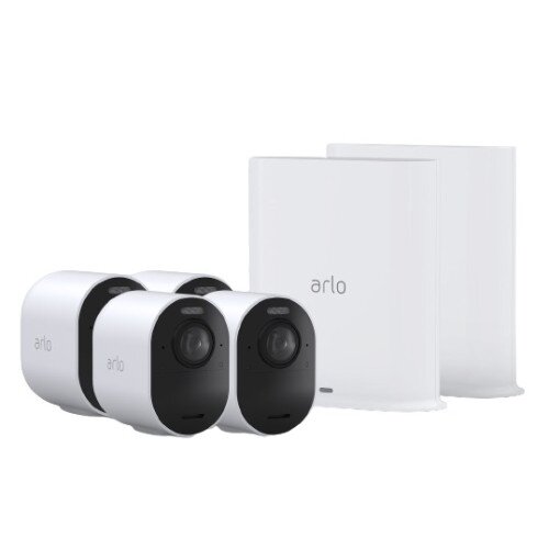Arlo Ultra 2 Wireless Security Camera - White - 4 Camera Kit