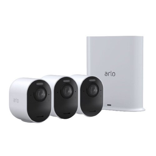 Arlo Ultra 2 Wireless Security Camera - White - 3 Camera Kit