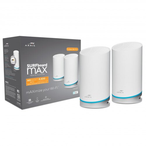 ARRIS SURFboard MAX Mesh Wi-Fi 6 System - AX6600