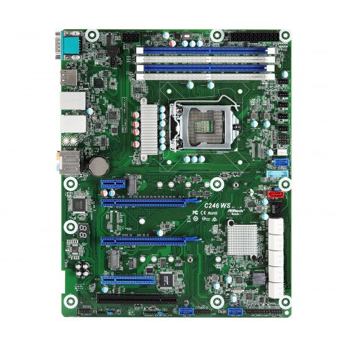 ASRock Rack C246 WS Motherboard