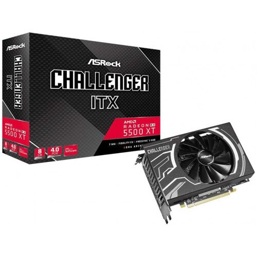ASRock Radeon RX 5500 XT Challenger ITX 8G Graphics Card