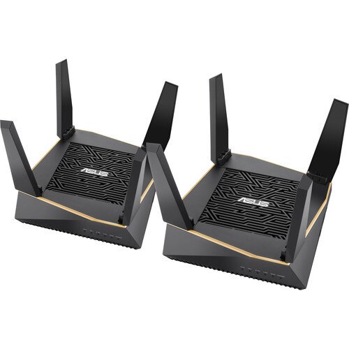 ASUS RT-AX92U AX6100 Tri-band WiFi 6 (802.11ax) Router - 2 Pack
