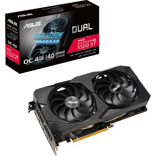 ASUS Dual Radeon RX 5500 XT EVO OC Graphics Card