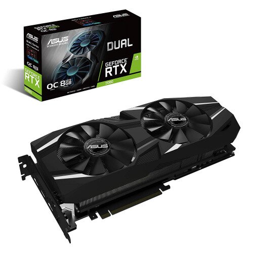 ASUS DUAL RTX 2080 Overclocked Edition 8GB VR Ready Gaming Graphics Card