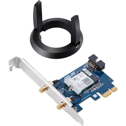 ASUS PCE-AC58BT Dual Band 802.11ac Wireless-AC2100 PCI-E Bluetooth 5 Gigabit WiFi Adapter