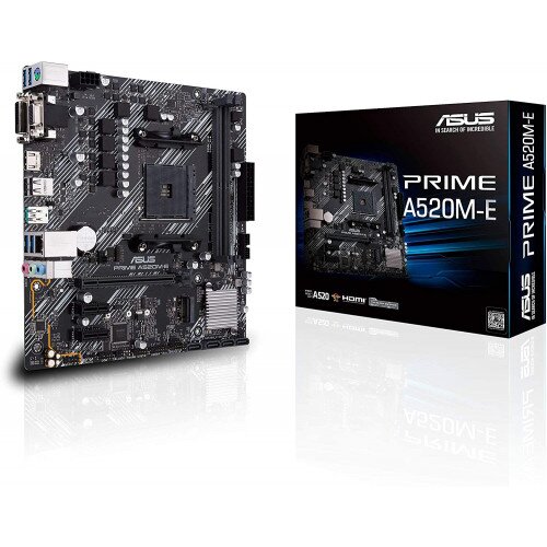 ASUS Prime A520M-E AM4 Micro ATX Motherboard