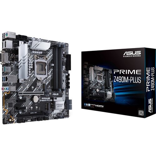 ASUS Prime Z490M-Plus (LGA 1200) Micro-ATX Motherboard