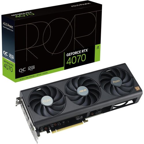 ASUS ProArt GeForce RTX 4070 OC Edition 12GB GDDR6X Graphics Card