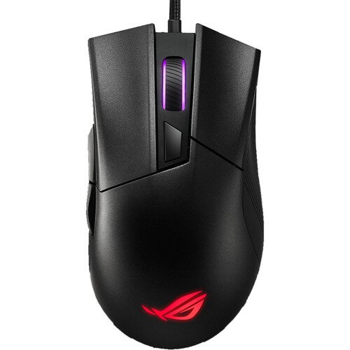 ASUS ROG Gladius II Core Lightweight Ergonomic Wired Optical Gaming Mouse
