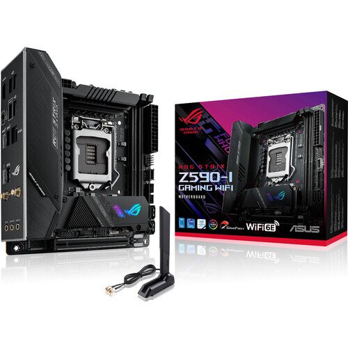 ASUS ROG STRIX Z590-I GAMING WIFI LGA 1200 ITX Motherboard