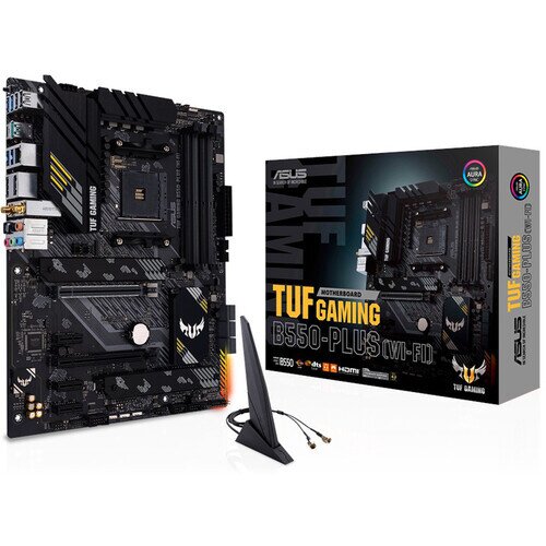 ASUS TUF Gaming B550-Plus (WI-FI) AM4) ATX Gaming Motherboard