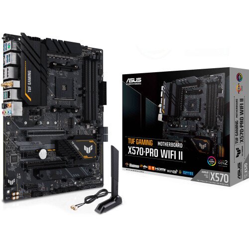 ASUS TUF GAMING X570-PRO WIFI II AMD AM4 X570 ATX Motherboar
