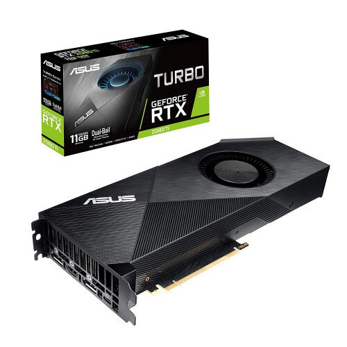 ASUS Turbo GeForce RTX 2080 Ti 11GB GDDR6 with High-Performance Blower-Style Cooling for Small Chassis and SLI Setups Graphics Card