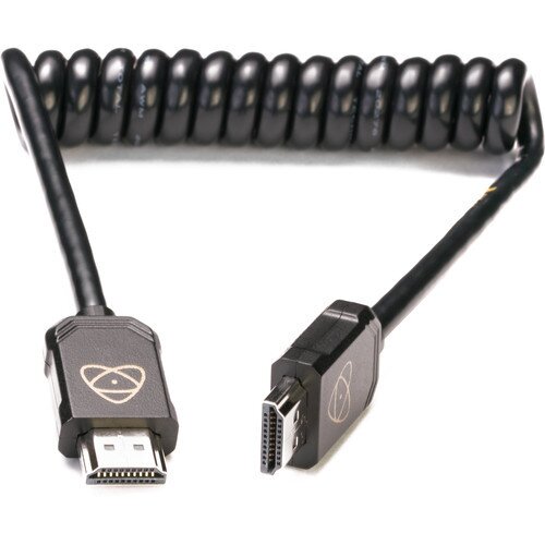 Atomos HDMI Full Cable - 12" coiled (24" extended)