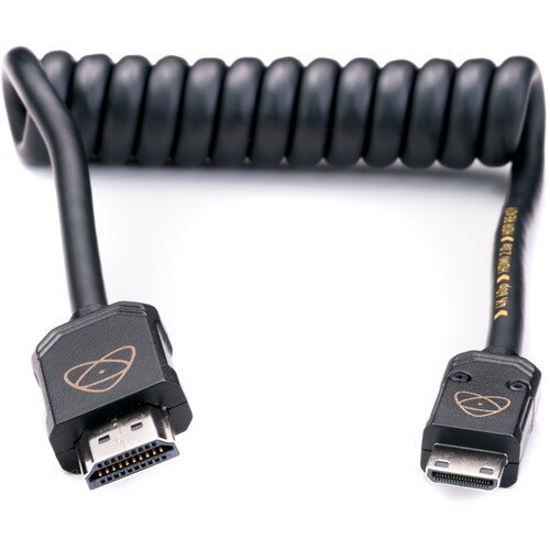 Atomos HDMI Mini Cable - 12" coiled (24" extended)