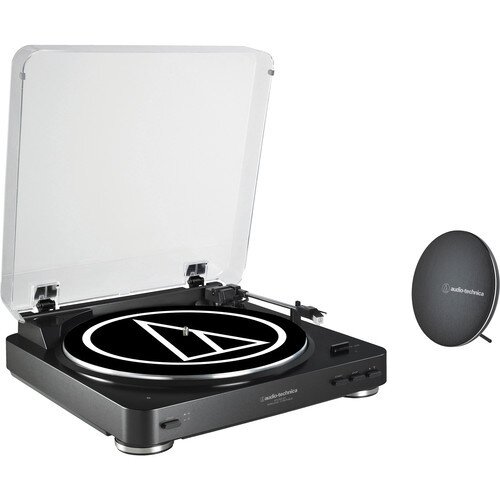 Audio-Technica AT-LP60SPBT-BK Wireless Turntable and Speaker System